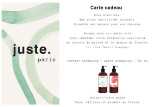 carte cadeau cosmétique